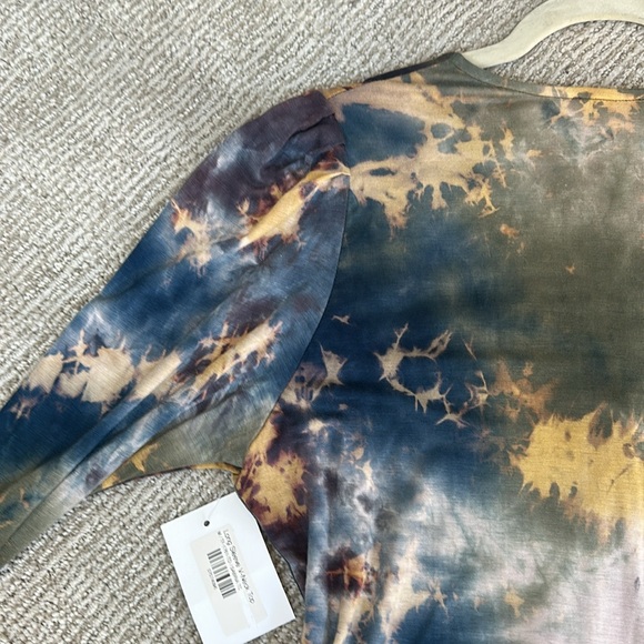 Veronica M Multicolor Tie-Dye Blouse - Picture 14 of 15